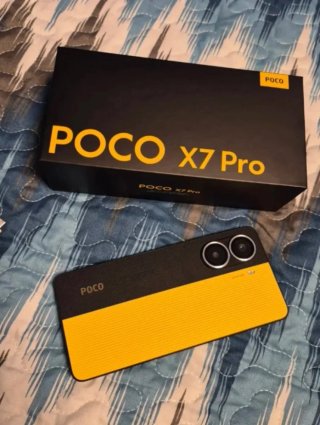 Poco X7 Pro Negro y Amarillo