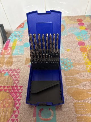 Juego brocas metal HSS DIN 338-N 1-10mm 19pz