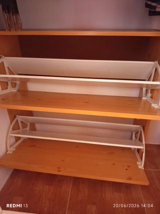 Zapatero madera provenzal 80x80