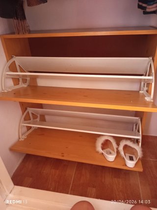 Zapatero madera provenzal 80x80