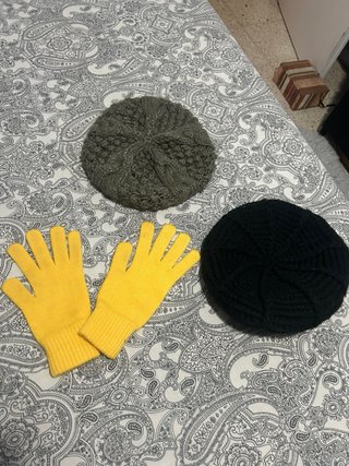Bufanda cuadros cachemira más otros acesorios