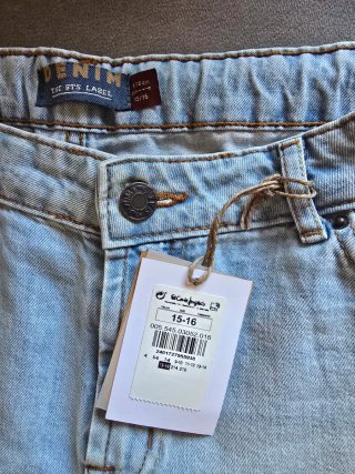 Vaquero corto de chico El Corte Inglés Talla 15-16
