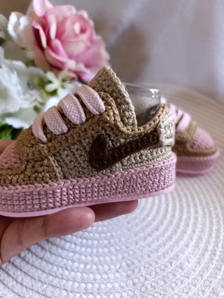 Zapatillas de Bebé a Crochet