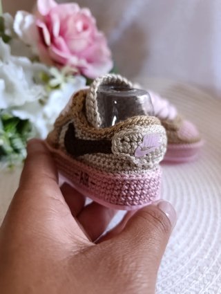 Zapatillas de Bebé a Crochet