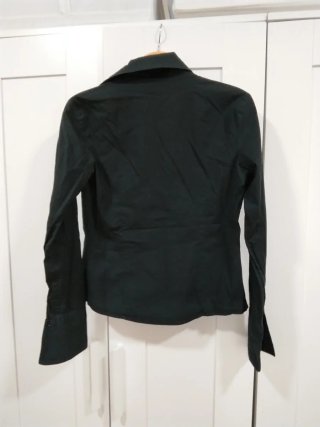 Camisa vintage Adolfo Domínguez Negra
