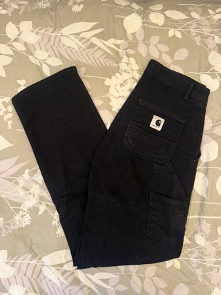 Pantalón Carhartt Negro Doble Bolsillo