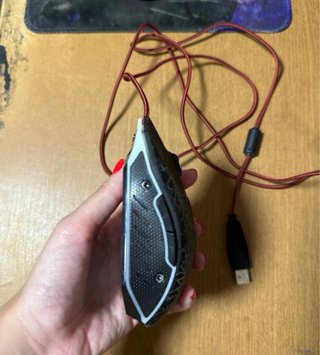 Ratón Gaming USB Negro y Rojo
