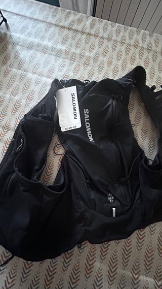Chaleco hidratación Salomon negro ADV Skin 12L T-M