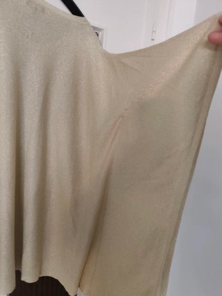 Suéter/jersey fino. Couchel. Talla M Efecto Dorado