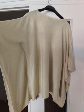 Suéter/jersey fino. Couchel. Talla M Efecto Dorado