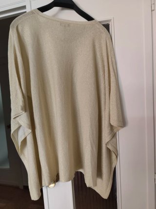Suéter/jersey fino. Couchel. Talla M Efecto Dorado