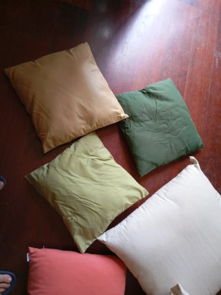 Lote de 19 cojines decorativos con su relleno