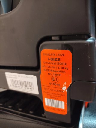 Silla coche Britax Römer Dual Fix 360º Isofix