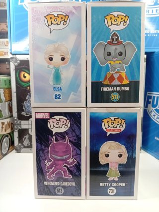 Lote 4 Funko Pop Disney Marvel TV