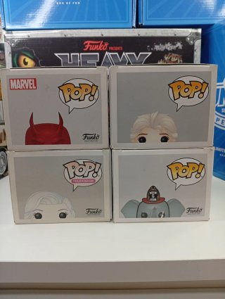 Lote 4 Funko Pop Disney Marvel TV
