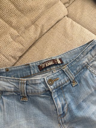 Mini shorts vaqueros Bershka Jeans denim claro