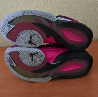 Zapatillas Baloncesto Jordan Negro Rosa Morado