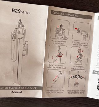 Trípode Selfie Stick R29 Mando Inalámbrico