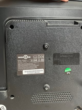 Televisor pequeño negro 22 pulgadas