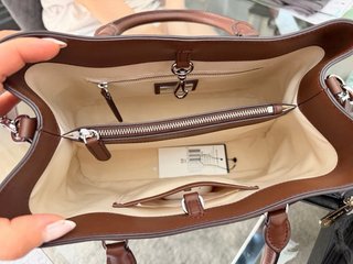 Bolso de mano RLL Ralph Lauren marrón