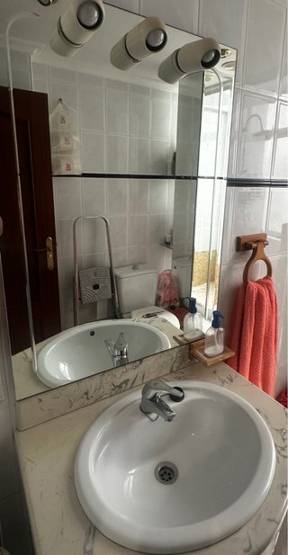 Muebles de baño: lavabo y armario