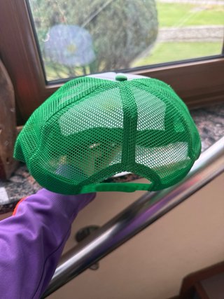 Gorra Caja Rural Verde y Blanca de rejilla