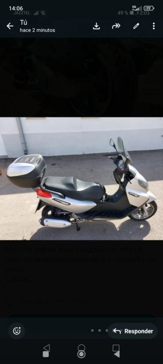 Piaggio X7 250cc Maxi Scooter
