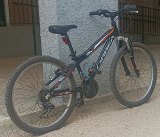 Bicicleta Orbea MX4 Negra 24" edad de 8 a 14 años