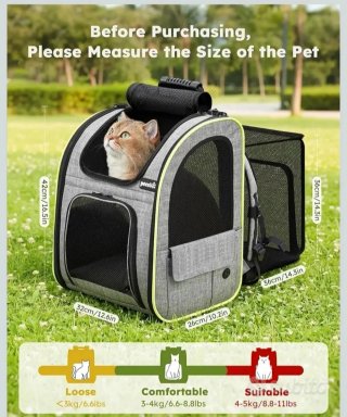 Zaino Trasportino Pecute per Gatti e Cani Beige