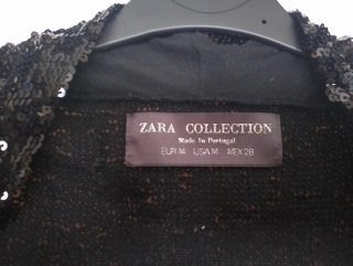 Top fiesta lentejuelas Zara Talla M