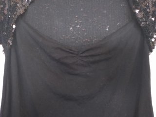 Top fiesta lentejuelas Zara Talla M