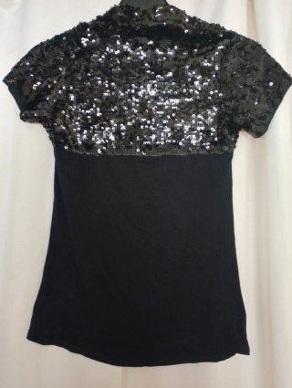 Top fiesta lentejuelas Zara Talla M
