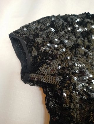 Top fiesta lentejuelas Zara Talla M