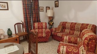 Sofá y sillones de tela