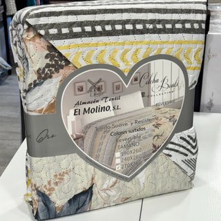 Colchas bouti doble estampado 160/180 cm