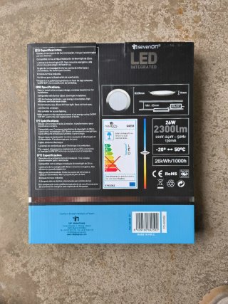 Plafón LED Extraplano 26W 4000K