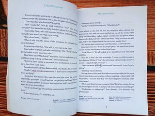 Libro lectura inglés “The Great Gatsby”
