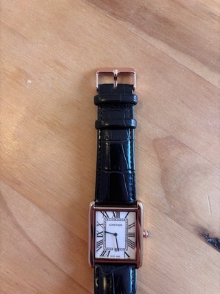 Reloj Tank Oro Negro 33 mm