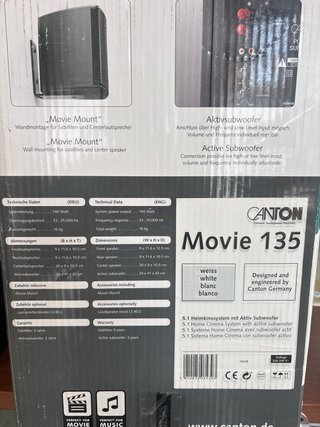 Canton Movie 135 Home Cinema System