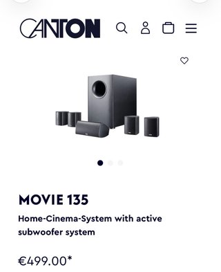 Canton Movie 135 Home Cinema System