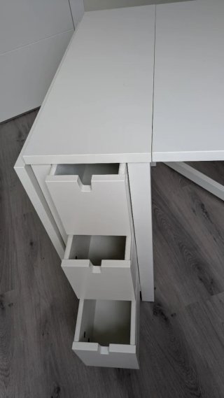 Mesa plegable IKEA blanca