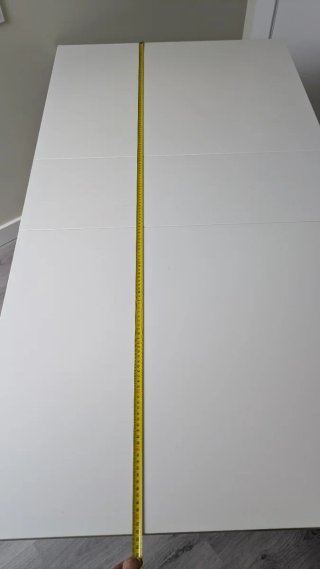 Mesa plegable IKEA blanca