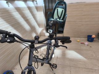 Bicicleta Riverside para adulto con sillita