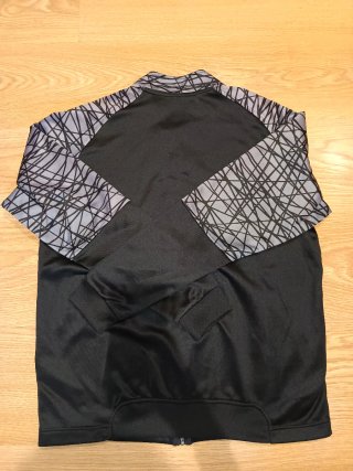 Chaqueta Luanvi AD Parla Fútbol Negra y Gris