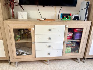 Conjunto 3 Muebles Salón Madera Clara