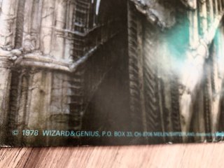 Póster HR GIGER Vintage año 1978