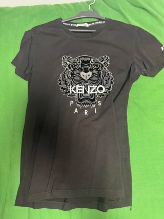 Camiseta Kenzo Negra Tigre