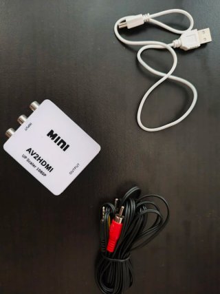 Convertidor AV a HDMI Mini