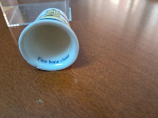 Dedal de porcelana de Londres