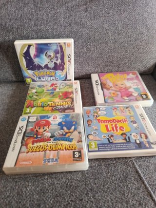 Cajas sin juego ds 5 cada una